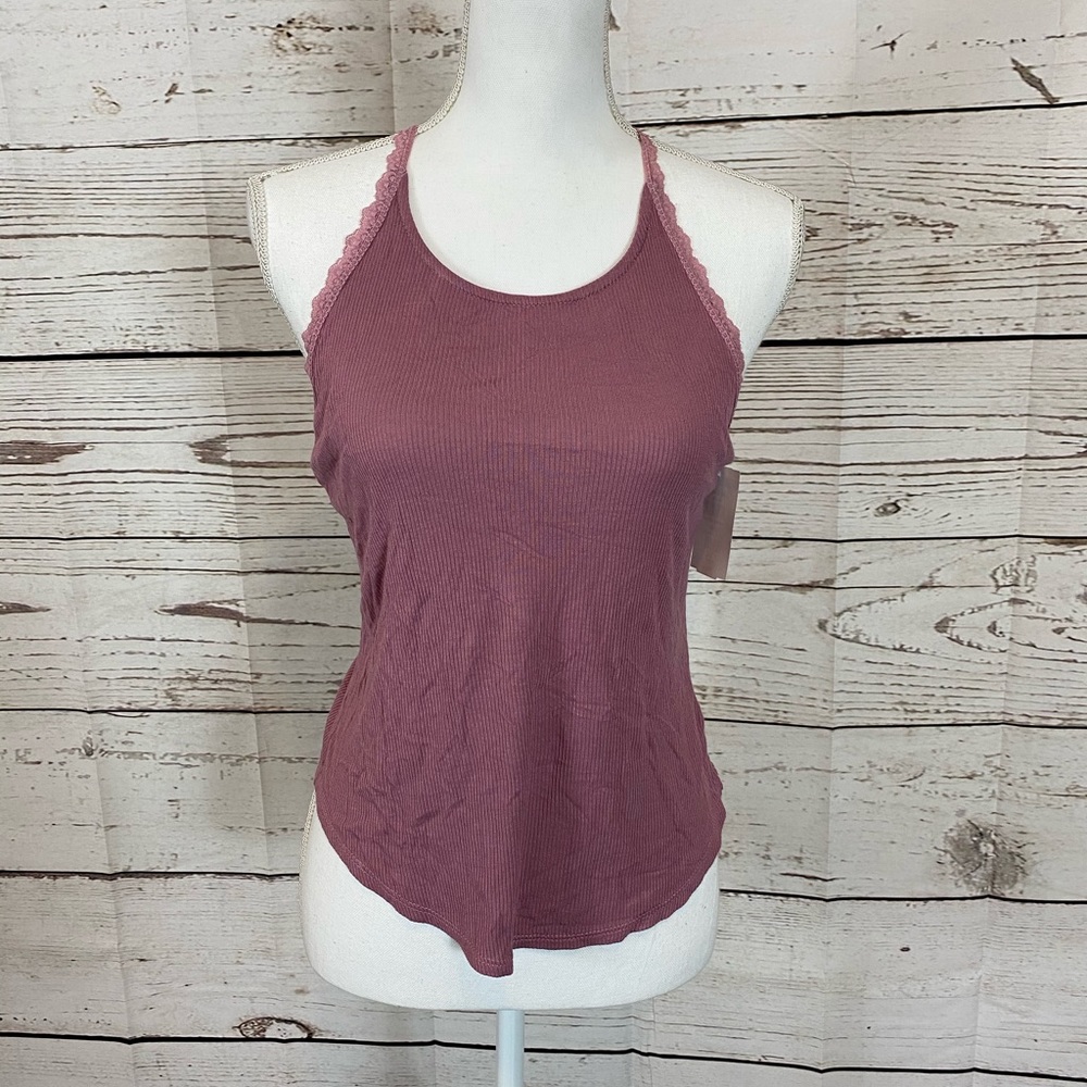 NWT Lace Purple Tank Top